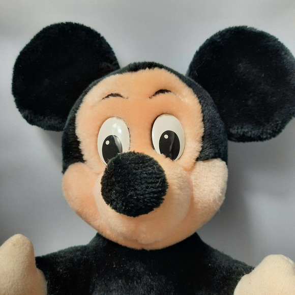 Disneyland Walt Disney World Mickey Mouse Plush Stuffed Animal 12" Vintage - Picture 5 of 10